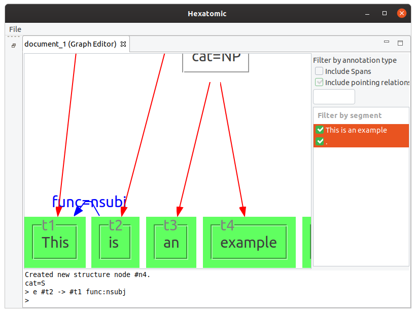 Added pointing relation